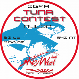 Key West Tuna Contest Nylon I.G.F.A. Blu 50lb 0,68mm 640mt